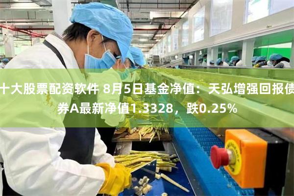十大股票配资软件 8月5日基金净值：天弘增强回报债券A最新净值1.3328，跌0.25%